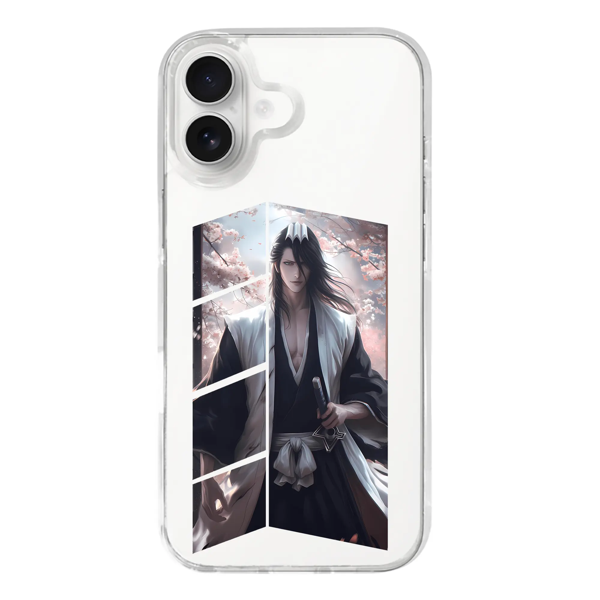 ブリーチ グッズ,朽木 白哉 - iPhone 17シリーズ 透明スマホケース – 薄型・耐衝撃・精密フィット保護カバー